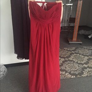 Red David’s Bridal Formal Dress Size 10